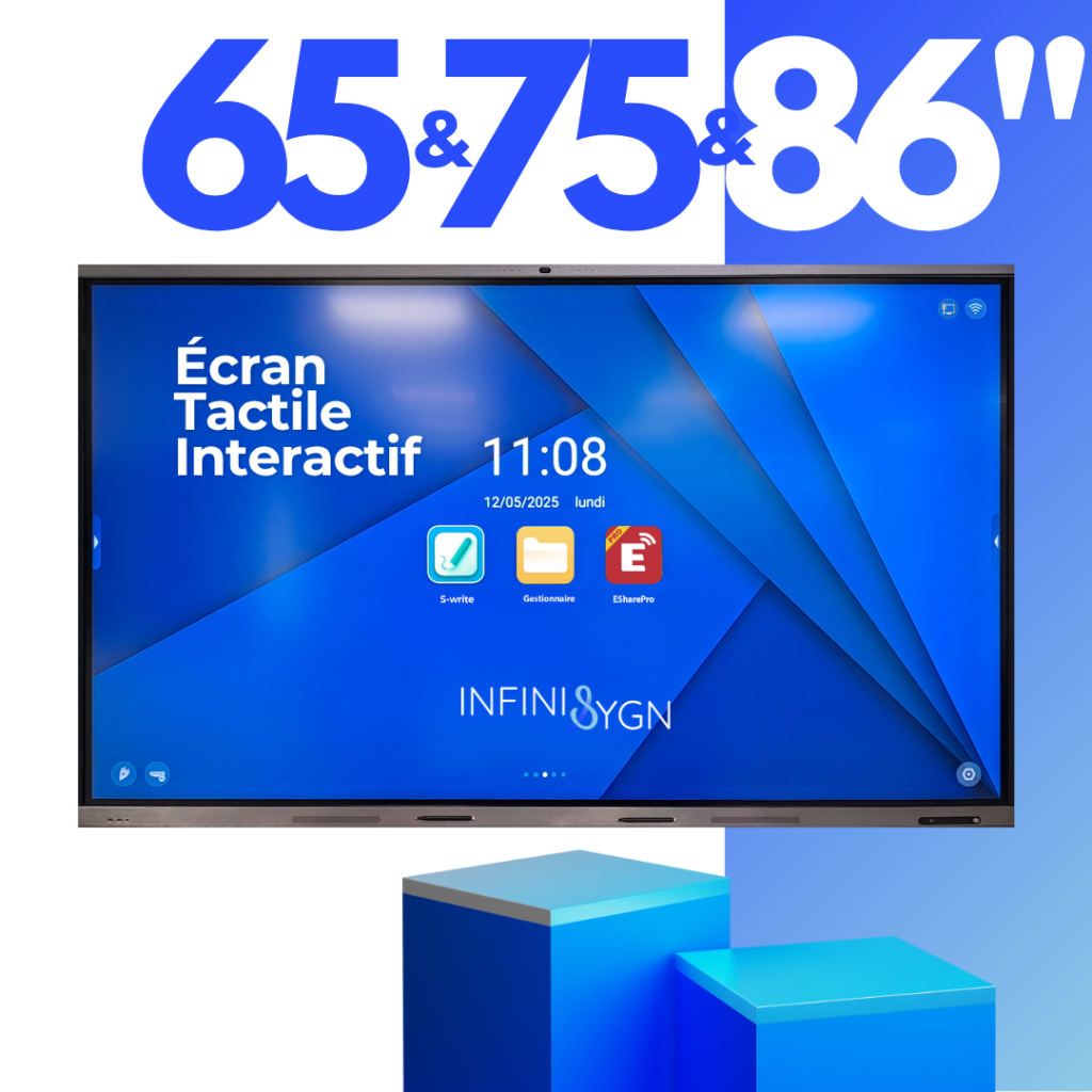 écran interactif 65 75 et 86 pouces - MFC InfiniSygn