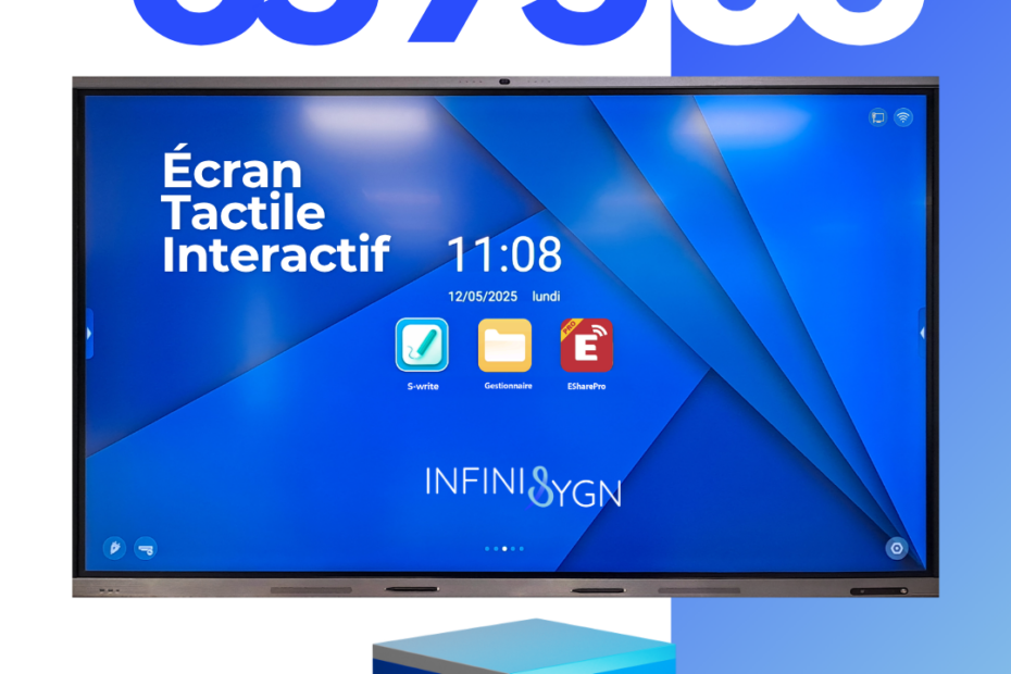 écran interactif 65 75 et 86 pouces - MFC InfiniSygn