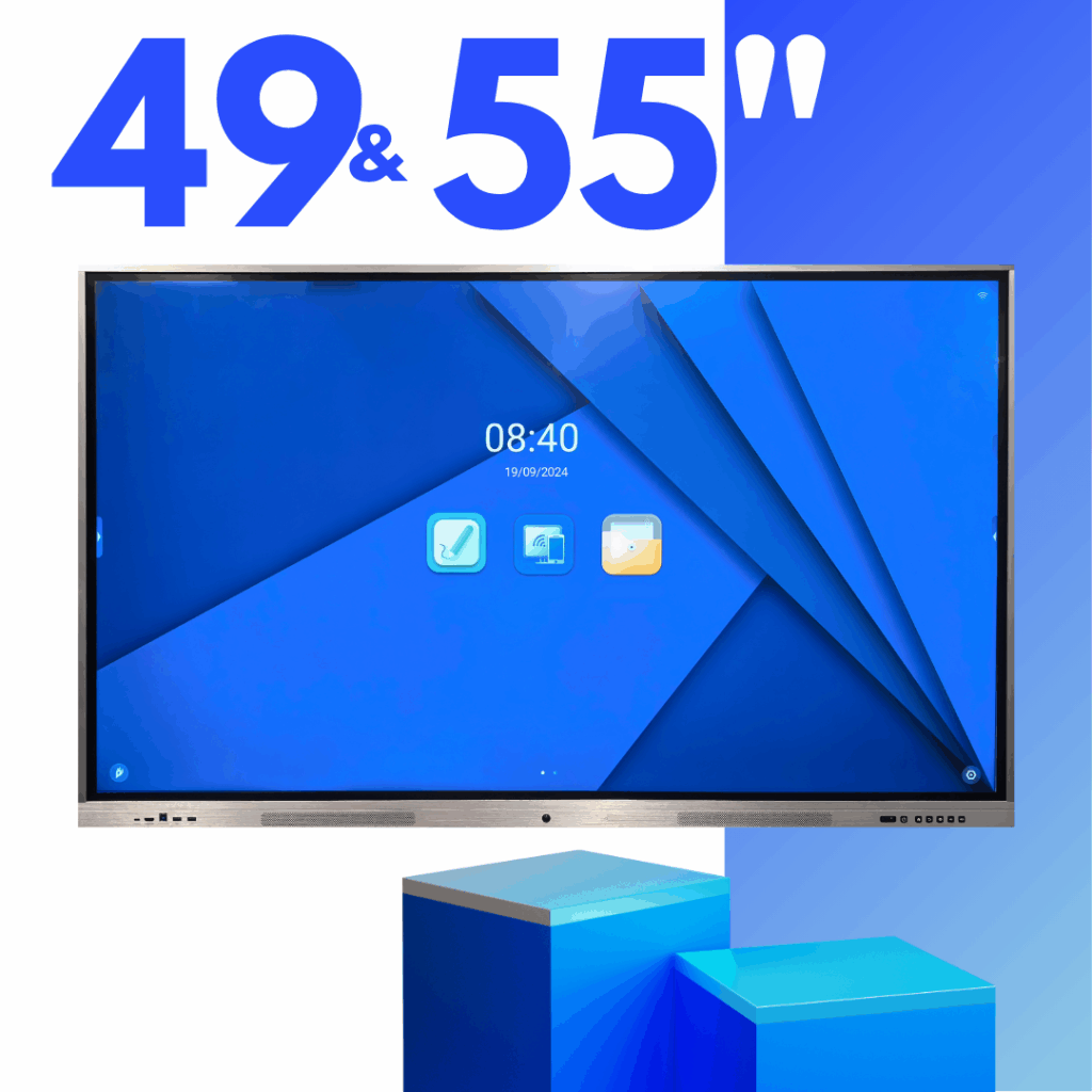 écran interactif en 49 et 55 pouces de la marque InfiniSygn