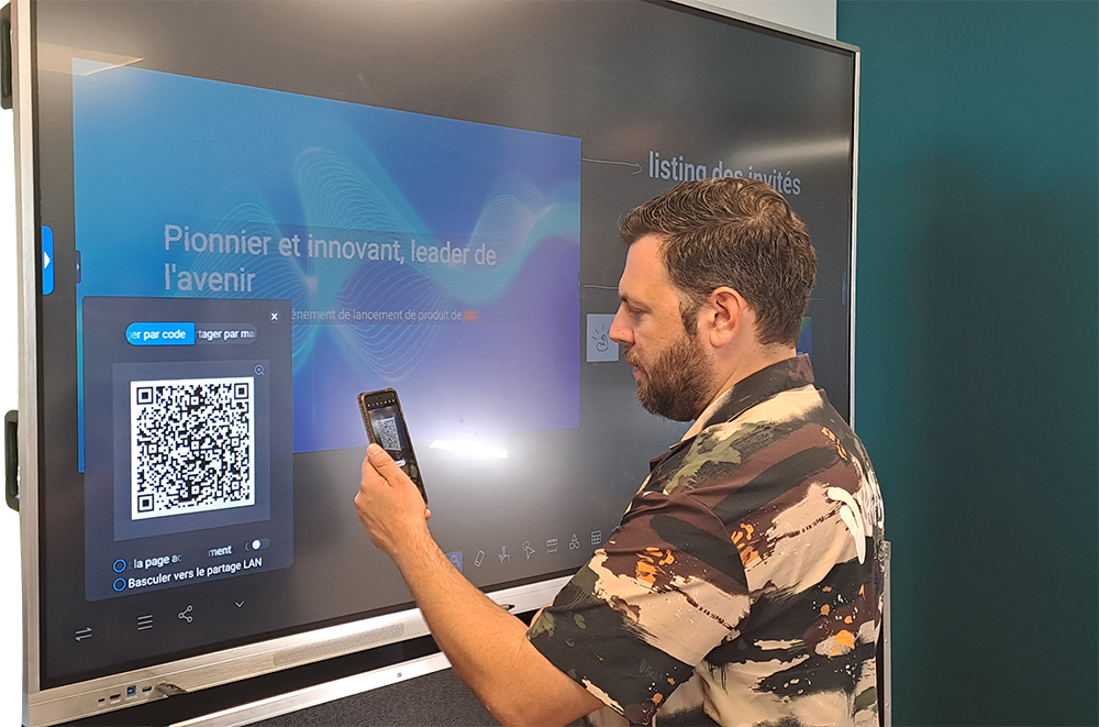 Fonction QrCode sur Tableau Blanc