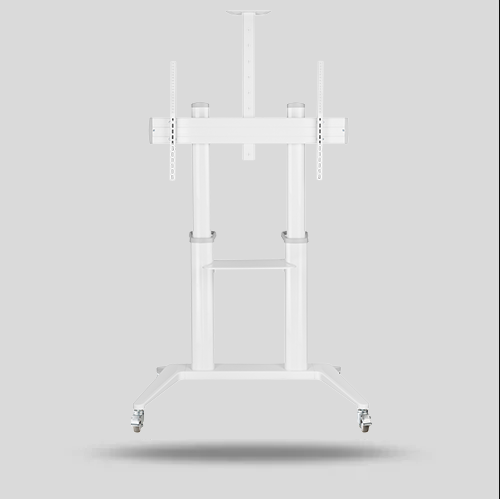 support mobile blanc pour écran interactif 65 75 86 98 100 110 et 120 pouces ST-03