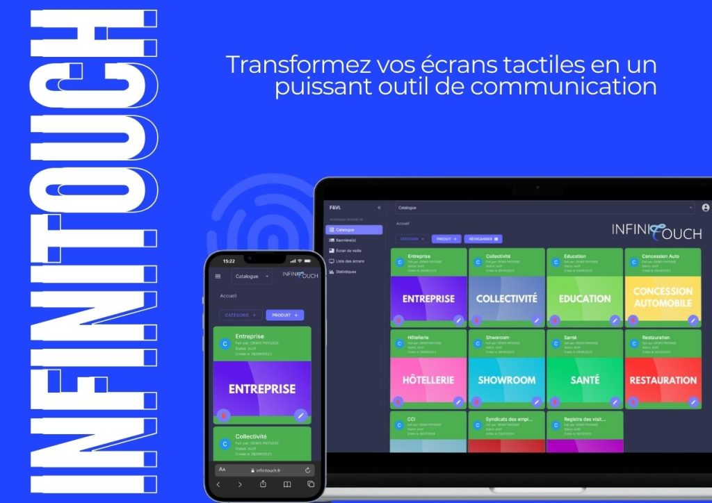 InfiniTouch logiciel d'affichage tactile