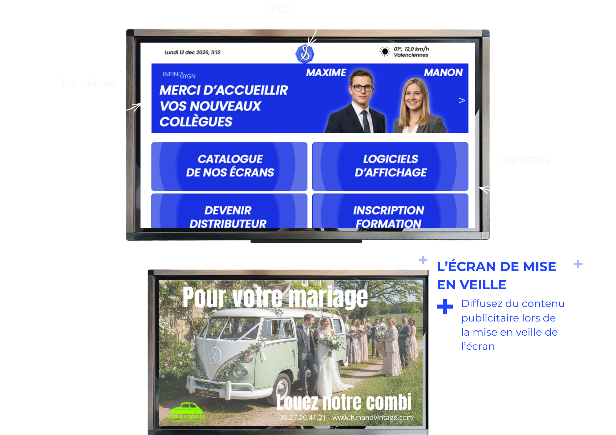 Personnalisez l'interface utilisateur grâce au logiciel InfiniTouch